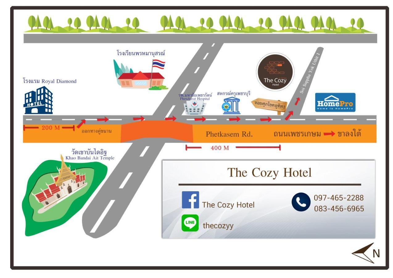 The Cozy Hotel Пхетбури Экстерьер фото